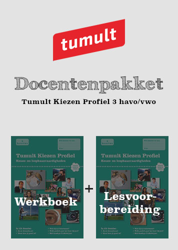 docentenpakket Tumult Kiezen profiel